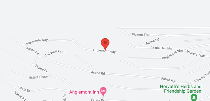 map of Lot 92 Anglemont Way